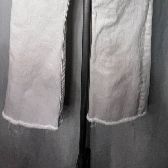 MOTHER The Hustler Ankle Fray Jeans | Size 26 | White “Fairest of Them All” - Picture 9 of 14